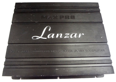 LANZAR MAX PRO MONOBLOCK CLASS D 2000 WATT AMPLIFIER MAXP1055D CAR AUDIO .5 OHM
