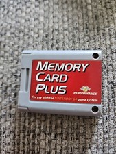 Nintendo 64 N64 Memory Card Plus Controller Pak by Performance - Not Tested 
