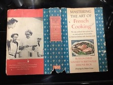 Mastering The Art Of French Cooking Julia Child DUST JACKET ONLY Book Club