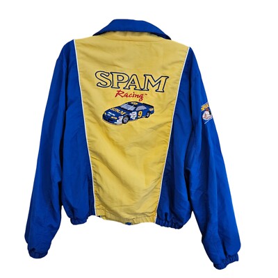 Spam Nascar Racing Jacket Coat Hormel Summit Embroidered #9 Size XL