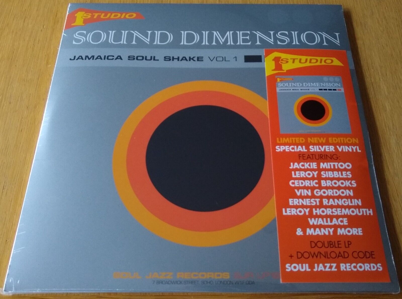 Sound Dimension - Jamaica Soul Shake Vol.1 - 2 x Silver Vinyl LP, 2023 Reissue