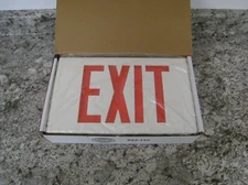 New Cooper Sure-Lites CCX60RWH CCX Contractors Choice Exit Sign Free Shipping