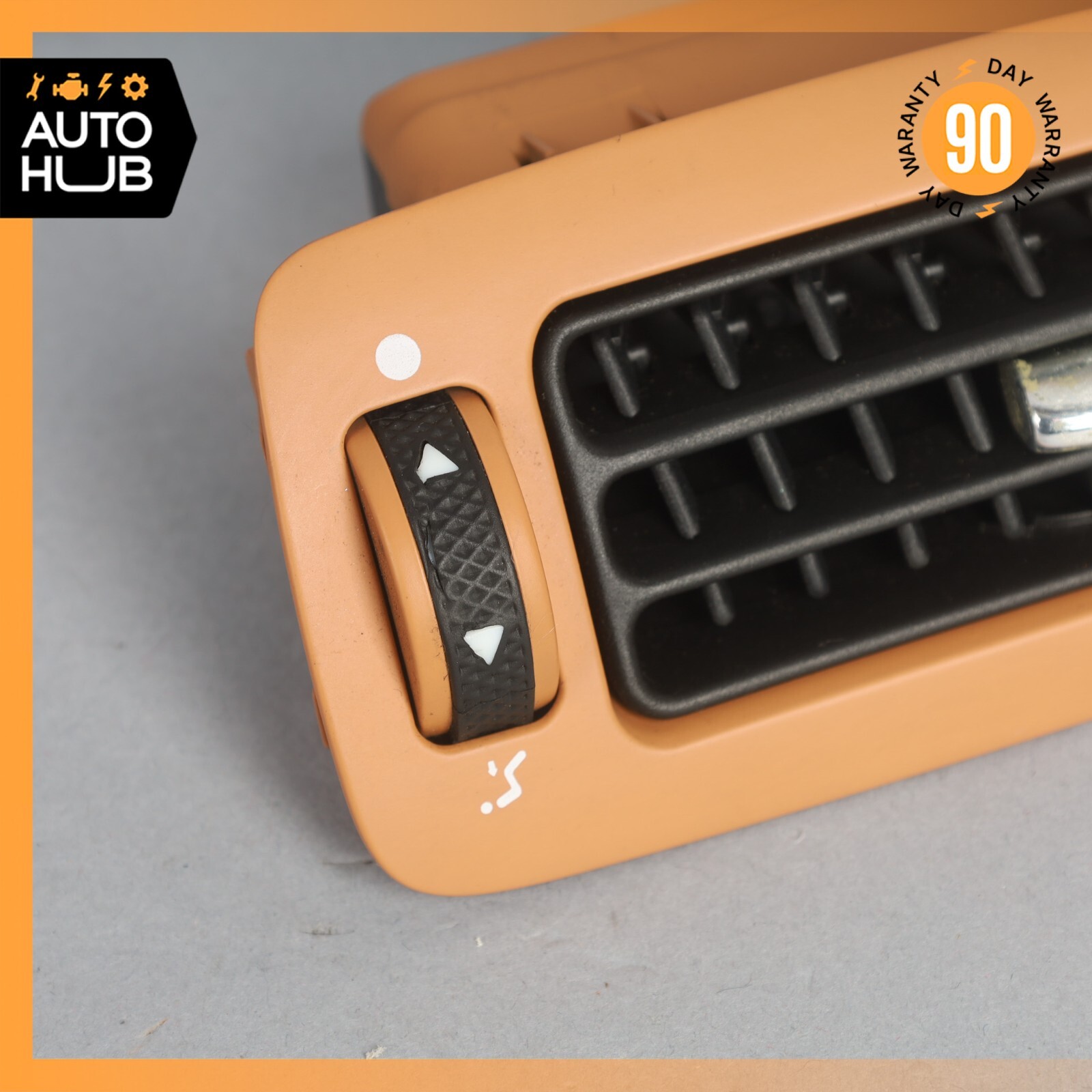 03-13 Maserati Quattroporte S M139 Left Side B-Pillar AC A/C Air Vent Beige OEM