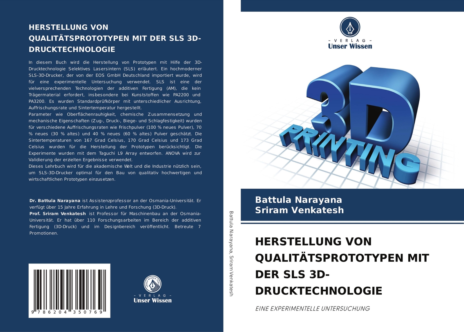 Herstellung Von Qualitätsprototypen Mit Der Sls 3d-drucktechnologie |