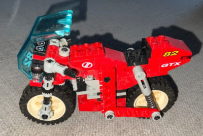 Lego Set 8210 Nitro Bike GTX - Technic Red  Vtg No Instructions or Box See Pics