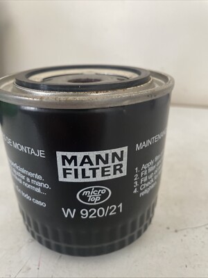 GENUINE MANN FILTER OIL FILTER W 920/21