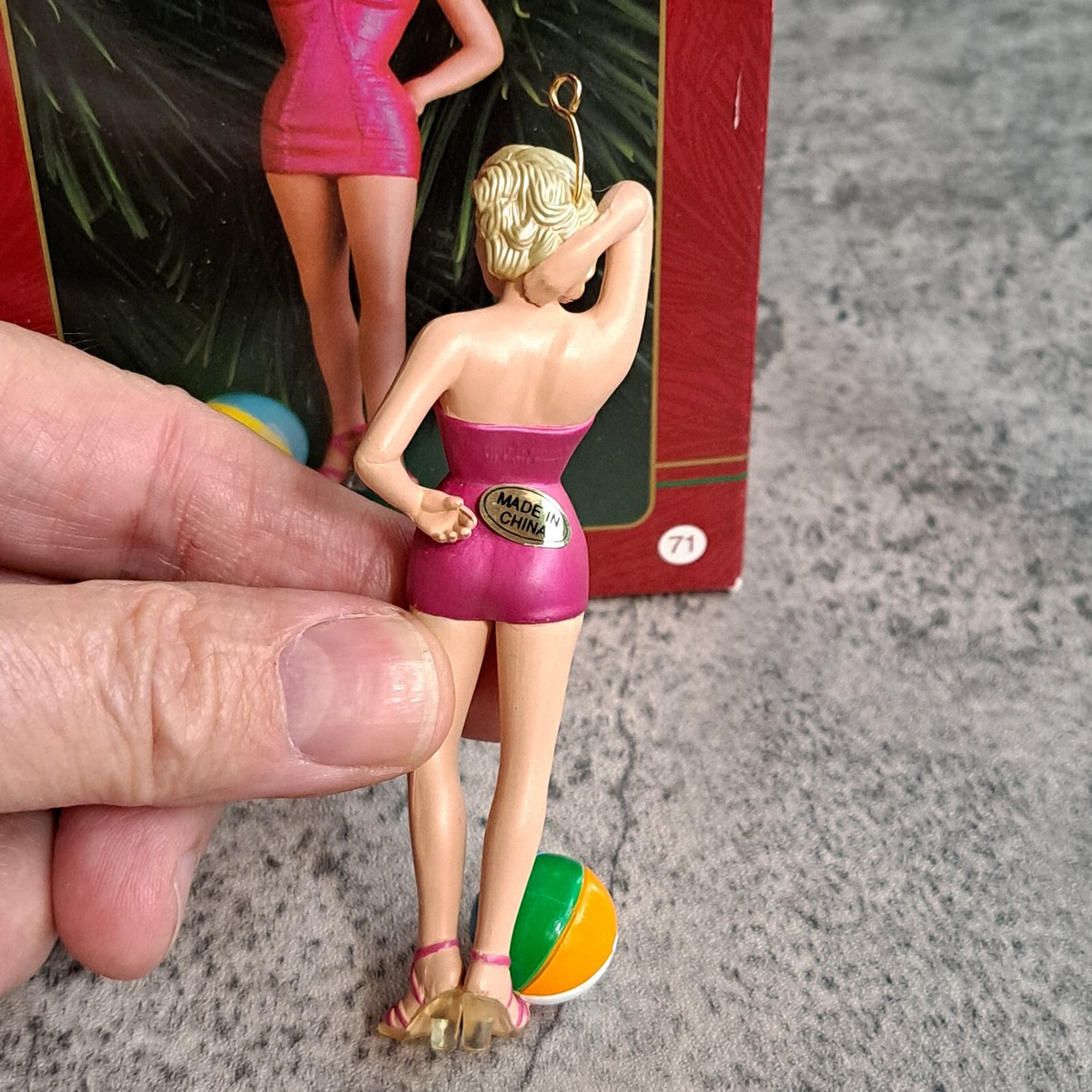 Heirloom Collection Carlton Cards “Bathing Beauty Marilyn” Monroe