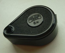 Einschlaglupe, Lupe CARL ZEISS JENA DDR 6x, guter Zustand TOP,Diamantlupe