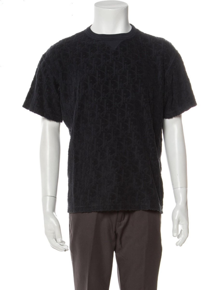 Christian Dior Homme Dior Oblique Jacquard Terry Tshirt Kim Christian Dior Homme Dior Oblique Jacquard Terry Tshirt Kim
