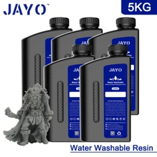 JAYO 5KG 405nm UV Dark Gray Water Washable Resin 1KG/SET For LCD 3D Printer