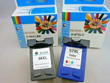 2PK 56 BK 57 Color Inkjet for HP PSC 2550 2410 2510 2210 2175 2110 1350 1315