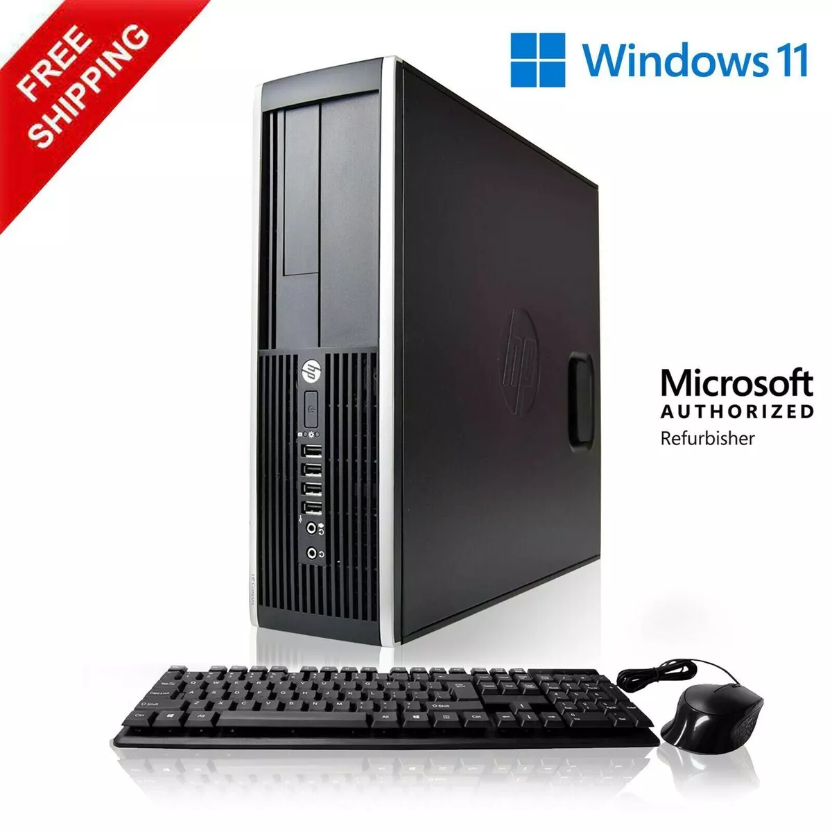HP 8300 Windows 11 Desktop Computer 1TB HDD 8GB Core i5 WIFI PC
