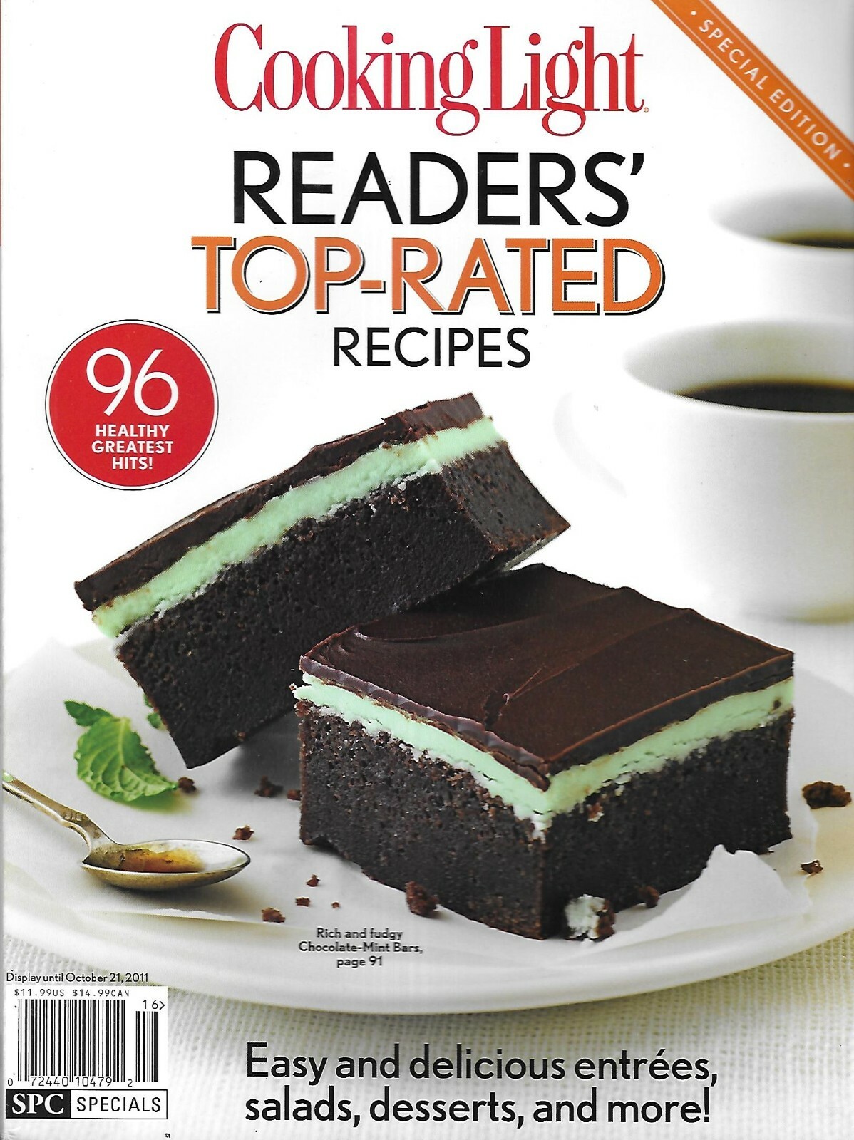 Cooking Light Magazine Readers Top Rated Recipes Entrees Salads Desserts 2011