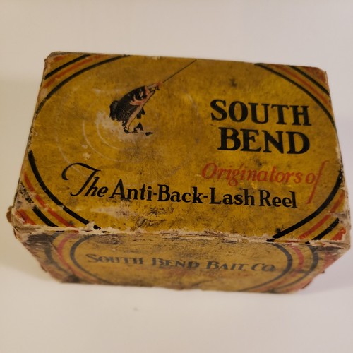 Mulinello da Pesca Vintage South Bend n. 300 Modello Anti-Back-Lash Antica Scatola Originale - Foto 8 di 12