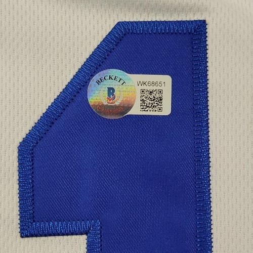 Manny Mota full autograph signed "150 Pinch Hits" Dodgers Jersey ~ Beckett BAS - 第 4/7 張圖片