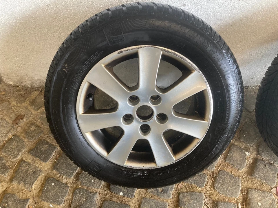 4 Winterräder für SKODA OCTAVIA auf Alufelge / 195/65 R15 91T - knapp 5mm Profil - Bild 2 von 4
