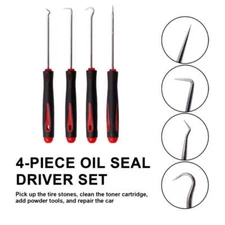 4Pcs 160mm Pick&Hook Set Car Auto Vehicle Oil Seal Screwdrivers O-Ring Seal Gask