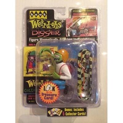 60s Retro Weird-Ohs Carded Figure With Skateboard + 5 Collector