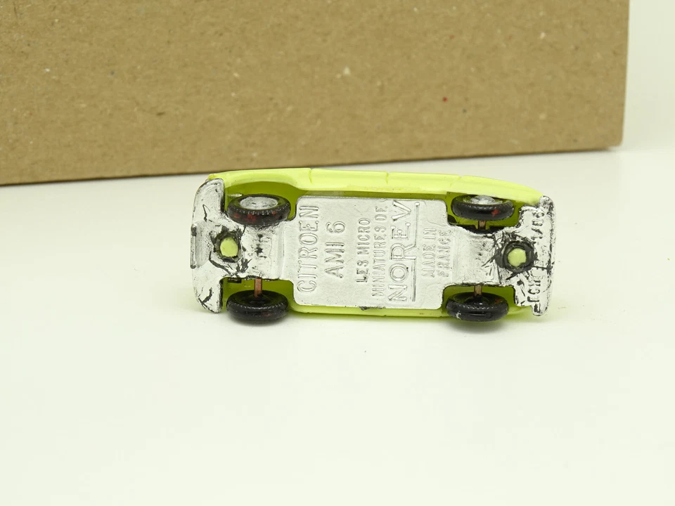 Norev Micro Miniatures 1/86 HO - Citroen Ami 6 Giallo - Immagine 3 di 3