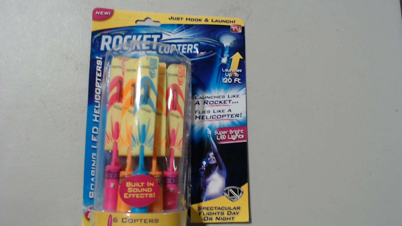 rocket copters slingshot led helicopters