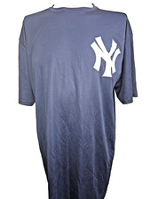 A8 Majestic NEW YORK YANKEES Cool Base SHIRT XL Derek Jeter MLB Baseball EUC