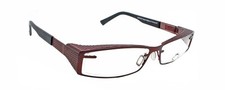New Authentic Eye'DC V796 013 90s France Vintage Red Wine Metal Eyeglasses Frame