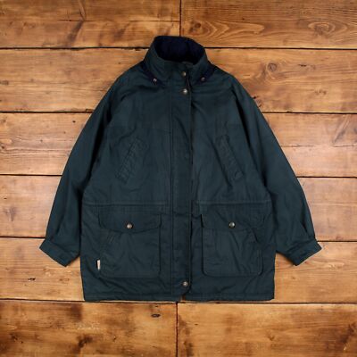 Vintage Northcrest Outdoorjacke XL 90er Grün Damen