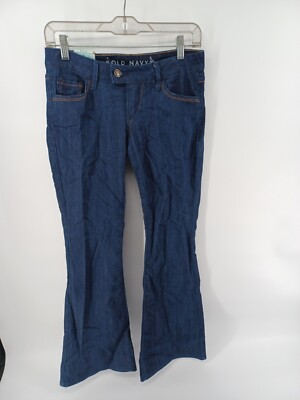 Old Navy Jeans Women's Blue Dark Wash Regular Slim Fit Casual Workwear  Style