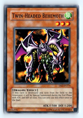 Yu-Gi-Uh Twin-Headed Behemoth #DB2-EN174 Dark Beginning 2 tcg LP