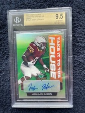 Josh Johnson #TH-JJ1 - 2021 Leaf Valiant - Take It To The House Rookie Auto /99