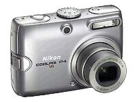 Nikon COOLPIX P4 8.1MP Digital Camera - Silver for sale online | eBay