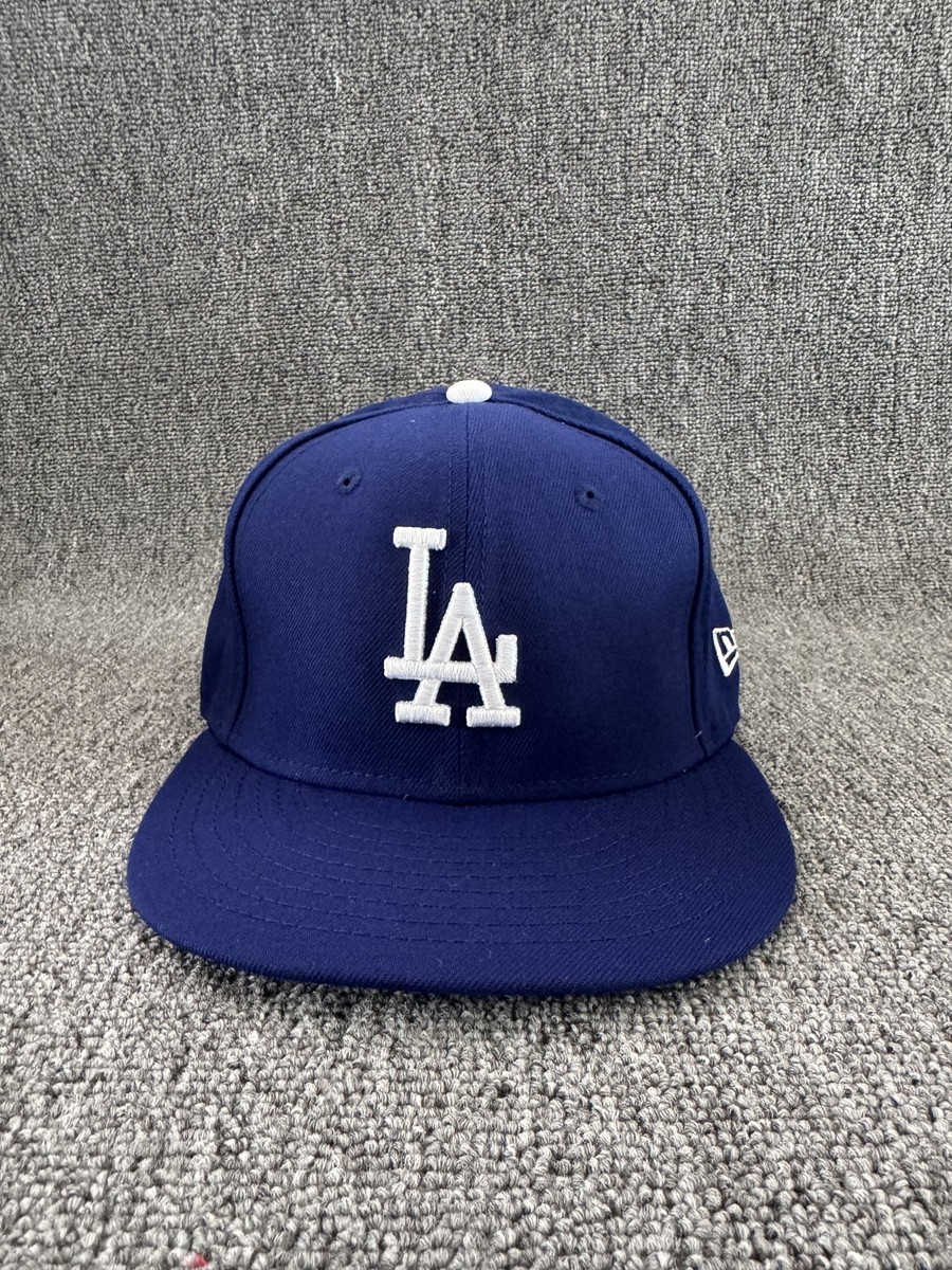New Era Los Angeles Dodgers MLB Blue White Fitted Flat Brim Hat