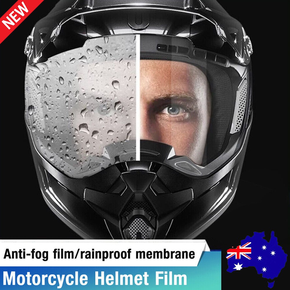 Motorcycle Helmet Visor Anti Fog/Rain Film Fog Resistant Film for