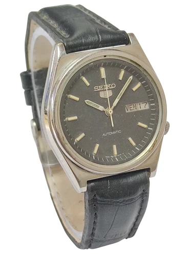 Vintage Seiko Automatic Date Day Dial Wrist Watch  S84