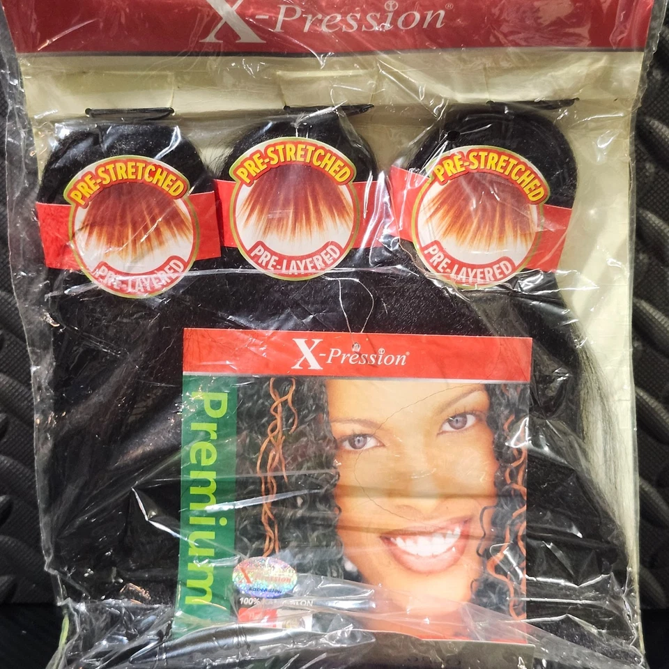 Outre синтетическая предварительно растянутая ультра оплетка - XPRESSION 3 X 52 дюйма цвет 1 черный - Изображение 3 из 4