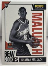 Khaman Maluach 2025-26 Panini Instant NBA Black &amp; White RC #BWR-19 Suns SP /256