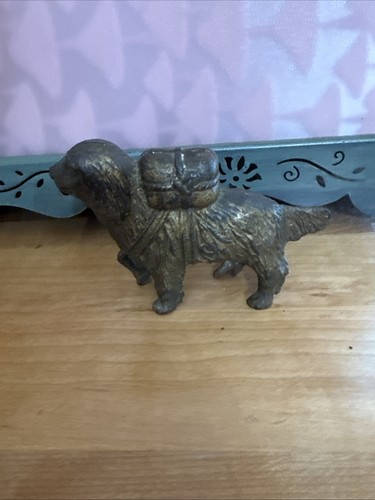 Cast Iron St. Bernard Bank A C Williams Circa 1910