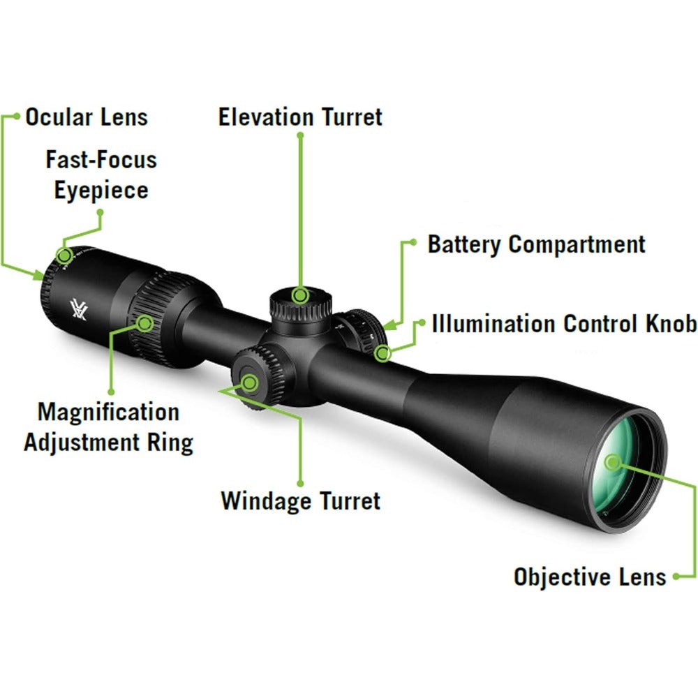 Vortex Optics Crossfire HD 1.5-5.5x32 Illuminated Dead-Hold 2A BDC