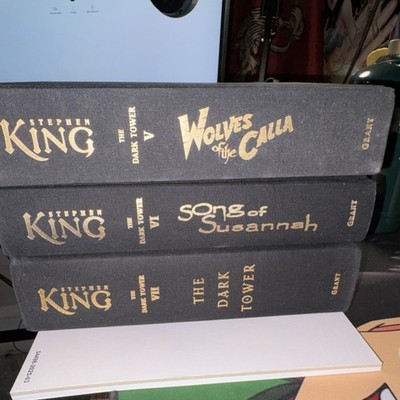 Stephen King The Dark Tower V-VII Grant Hardcover Set - No Dust Jacket