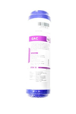 Membrane Solutions GAC Water Filter Cartridge 10x2.5 5 Micron GAC-F10 Carbon