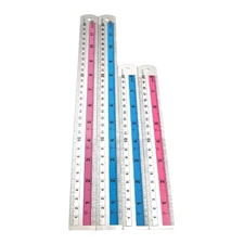 Heavy Duty Metal Straight Edges Ruler with Metric Imperials Measurement Tool
