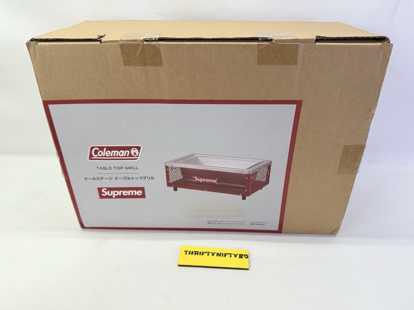Parrilla de carbón de mesa Supreme Coleman nueva en caja original