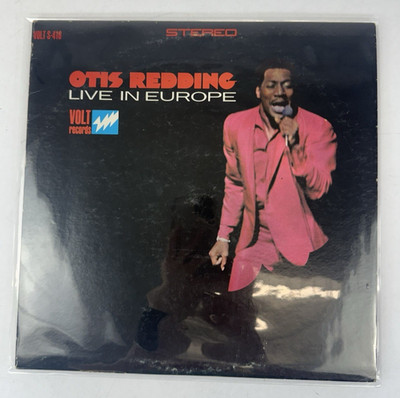 Otis Redding Live in Europe Volt Records Vinyl S 416