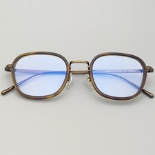 Vintage Square Titanium Eyeglasses Frame Unisex Clear Lens Stylish Full Rim