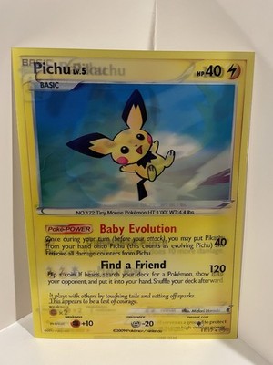 Pokemon Pichu Pikachu Raichu 3D Holographic Lenticular Poster