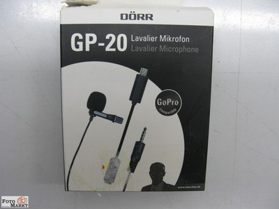 Lavalier Mikrofon Doerr GP-20 GoPro compatible Ansteckmikrofon Dörr Micro Mikro