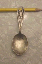 Vintage Wallace Sterling Silver Nursery Rhyme Baby Spoon, Little Bo Peep