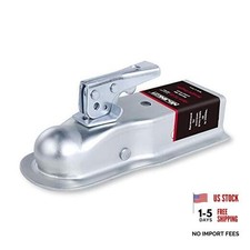 Straight Trailer Coupler for 2" Ball and 2 BALL 2", CHANNEL 2-1/2" 3500LBS