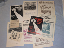 VINTAGE BERCHTESGADEN GERMANY TRAVEL SOUVENIR PAPER BOOKLETS MORE 10 ITEMS