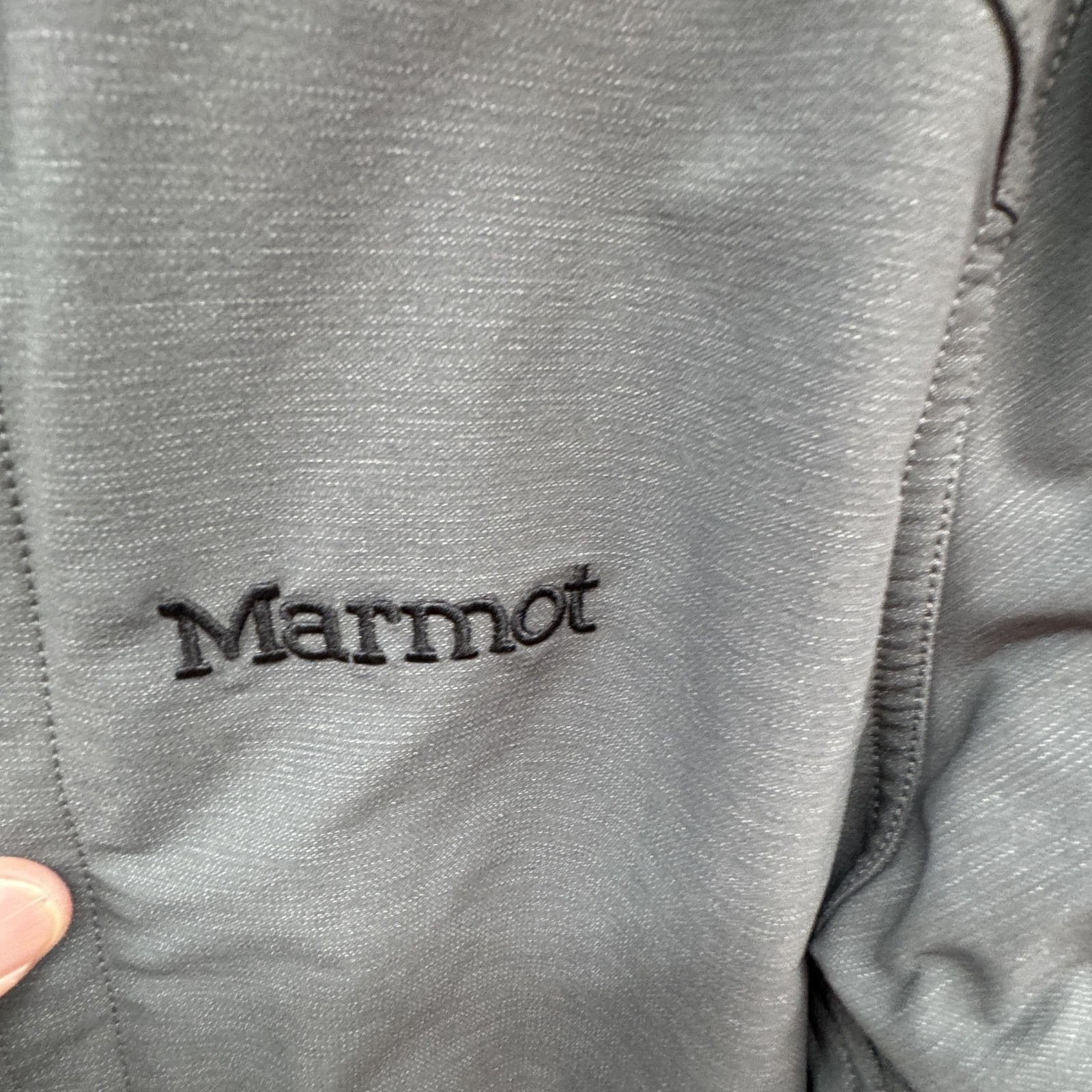 Marmot Jacket Mens Large Gray Softshell Full Zip … - image 4